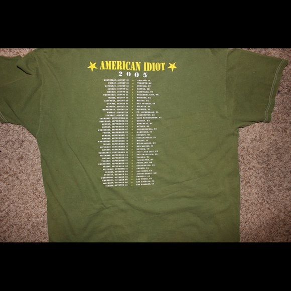 2005 Green Day Tour Shirt - Picture 3 of 3
